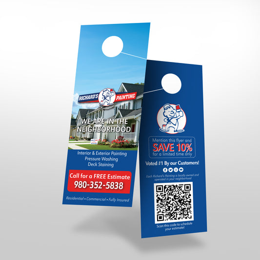 DOOR HANGERS 4.25" x 11"